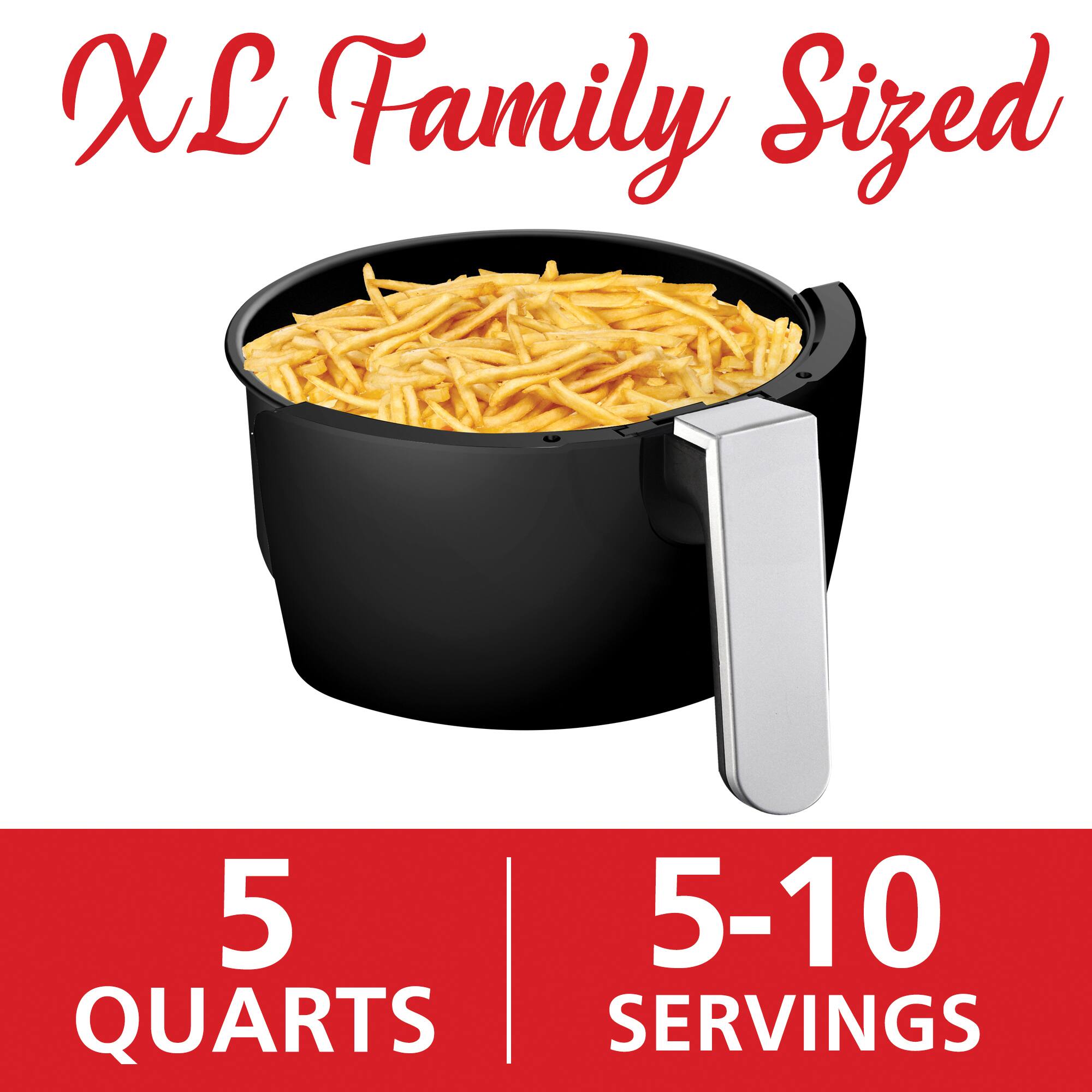 Brentwood 5qt. 1400 Watt Electric Digital Air Fryer